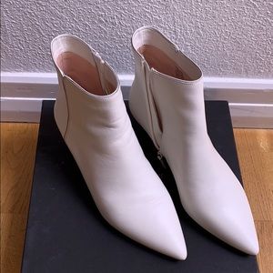 Brand new J crew white bootie